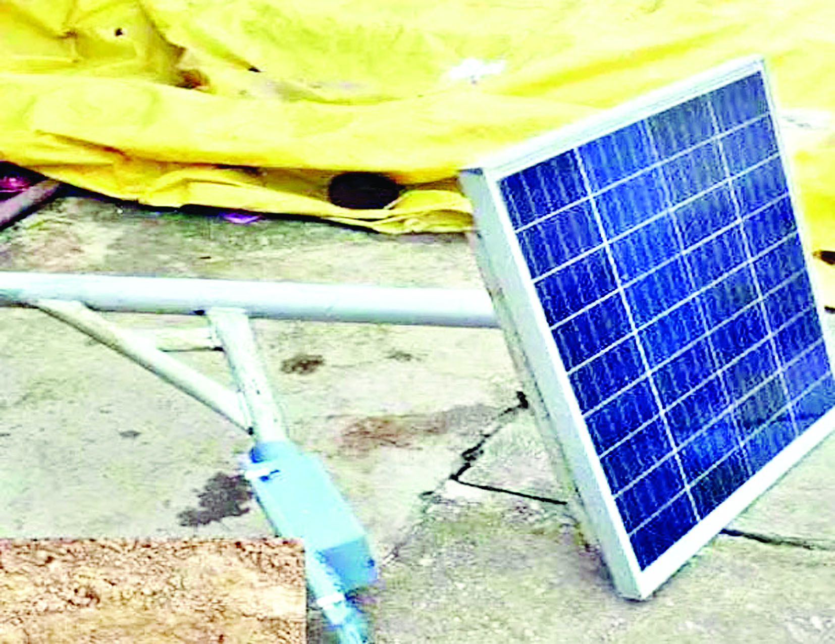 सोलर पोल गिरने से बाइक सवार युवक घायल, अस्पताल में भर्ती&hellip;