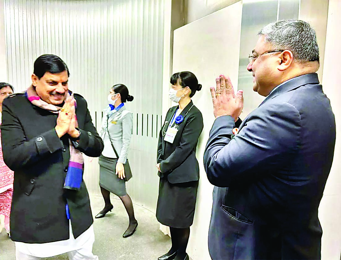 चार दिवसीय टोक्यो दौरे पर पहुंचे एमपी के सीएम मोहन यादव, भारतीय समुदाय ने किया स्वागत 