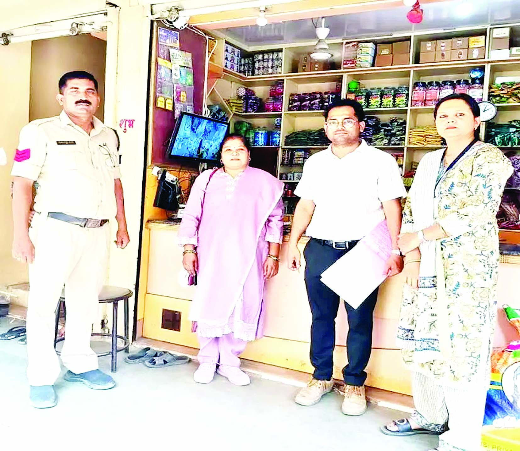 राष्ट्रीय तम्बाकू नियंत्रण कार्यक्रम के तहत चालानी कार्रवाई, 18 चालान काटे 