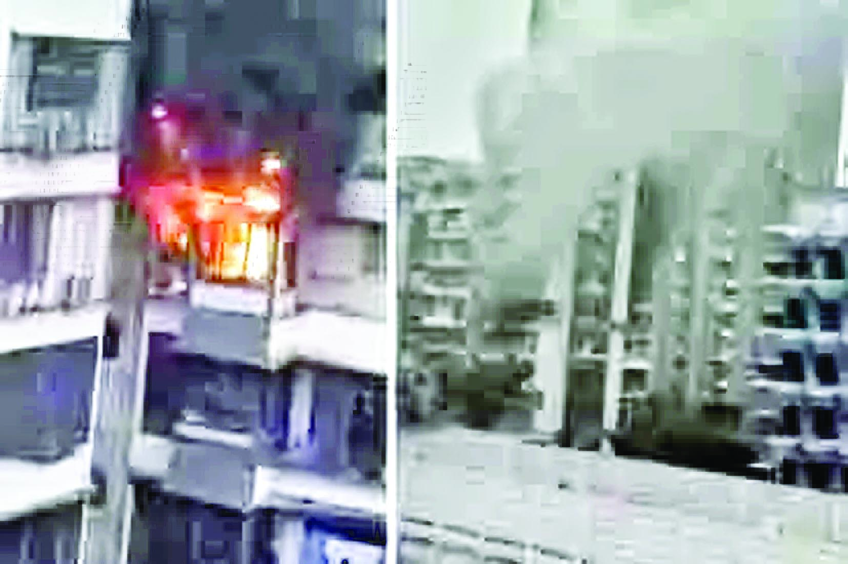 बोरीवली में 12 मंजिला दत्तानी टावर में भीषण आग लगी