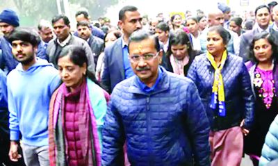 केजरीवाल ने नई दिल्ली विधानसभा क्षेत्र से नामांकन दाखिल किया 