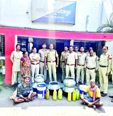 आबकारी विभाग ने अवैध शराब पर की ताबड़तोड़ कार्रवाई 