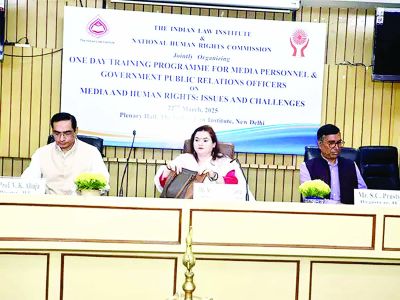 भारतीय विधि संस्थान, NHRC ने मीडिया और सरकारी जनसंपर्क अधिकारियों के लिए आयोजन किया एक दिवसीय सेमिनार 