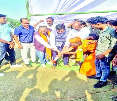 वित्तमंत्री ओ.पी.चौधरी ने दो हाई स्कूल भवनों के निर्माण का किया भूमिपूजन