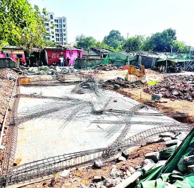 रामनगर में चला बुलडोजर 