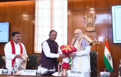 अमित शाह की बैठक में शामिल हुए CM साय 