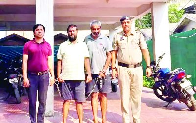 बैंक में नकली सोना गिरवी रखे थे, तीन गिरफ्तार 