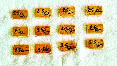 1.56 करोड़ का सोना जब्त, एक गिरफ्तार 