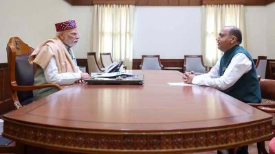   PM मोदी से मिले जयराम ठाकुर, प्रदेश में आपदा से हुए नुकसान की दी जानकारी