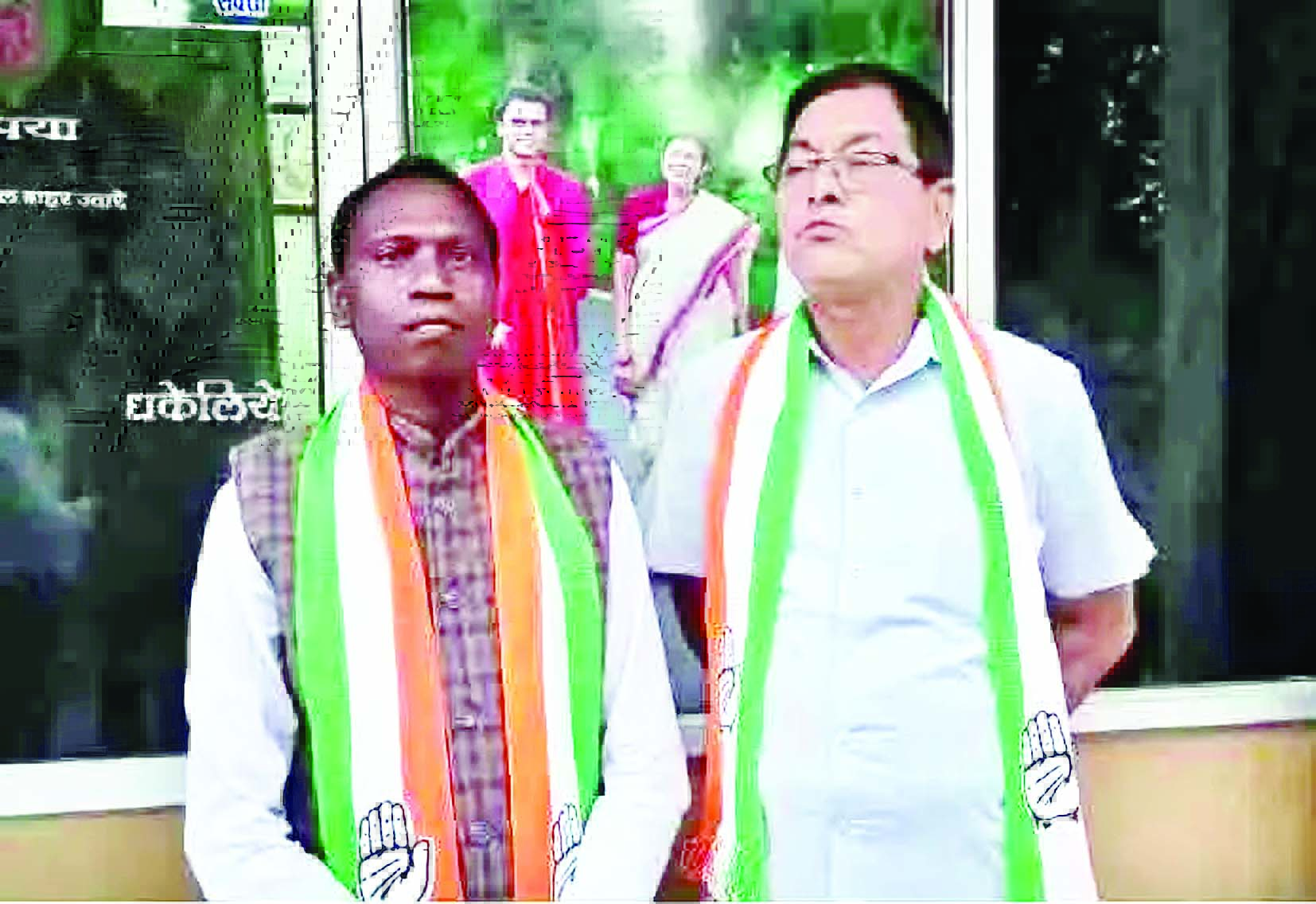 प्रत्याशी ने पार्टी से दिया इस्तीफा, कांग्रेस का थामा दामन